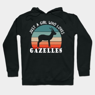 Girls gazelles love women lovers animals Hoodie